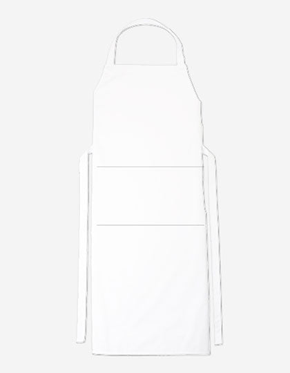 CG Workwear Bib Apron Verona Bag aus Bio-Baumwolle 110 × 75 cm