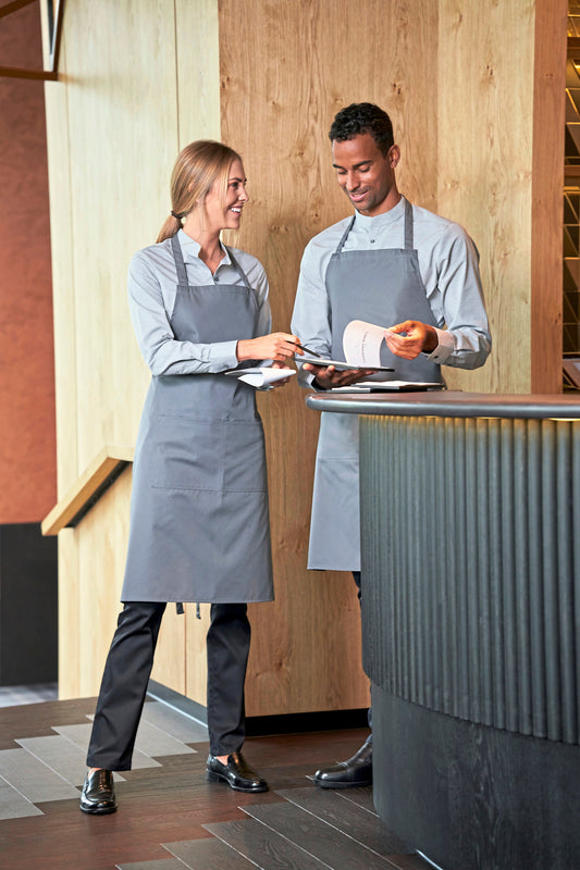 CG Workwear Bib Apron Verona Classic Bio-Baumwolle 90 × 75 cm