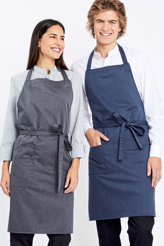 CG Workwear Bib Apron Gorizia Organic Cotton Style 90 × 75 cm
