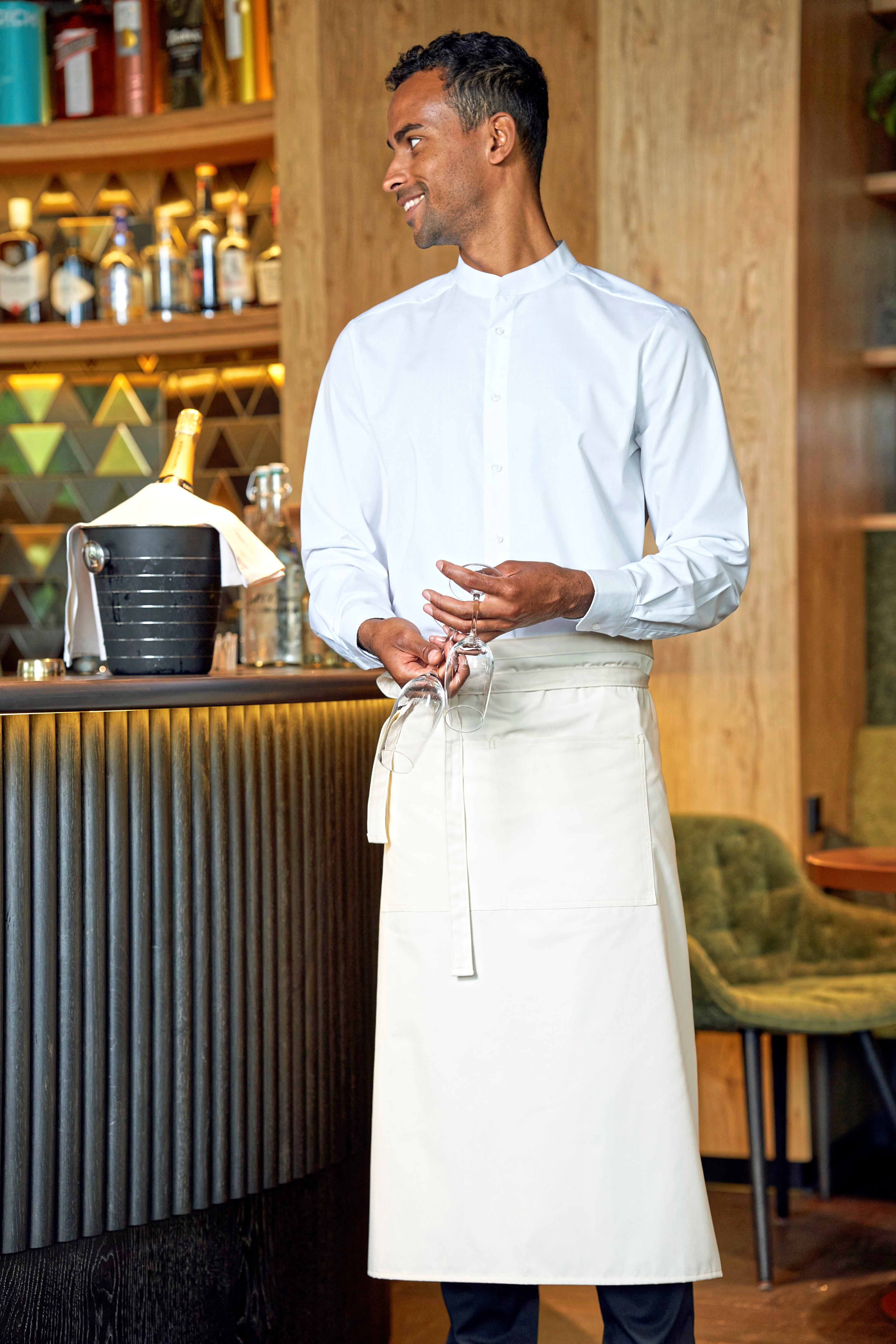 CG Workwear Bistro Schürze Roma Bag Bio-Baumwolle 80×100 cm