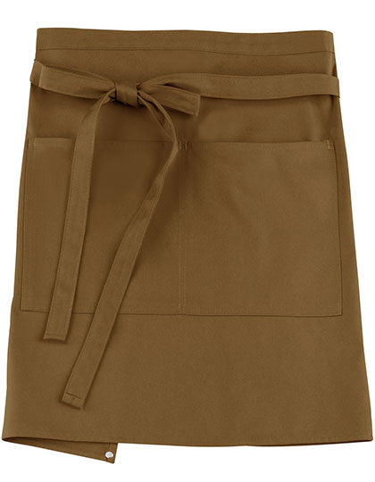 CG Workwear Bistro Schürze Roma Bag aus Bio-Baumwolle 50 × 78 cm