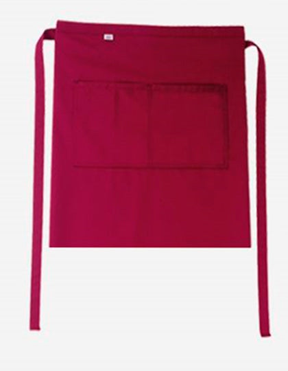CG Workwear Bistro Schürze Roma Bag aus Bio-Baumwolle 50 × 78 cm
