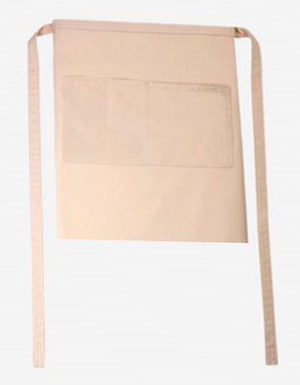 CG Workwear Bistro Schürze Roma Bag aus Bio-Baumwolle 50 × 78 cm