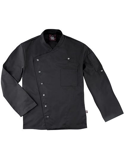 CG Workwear Herren Kochjacke Turin Classic aus Bio-Baumwolle