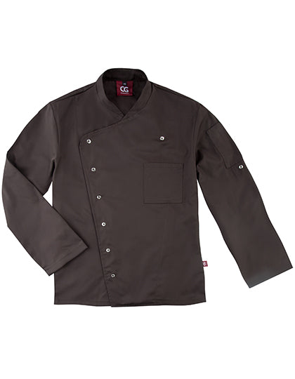 CG Workwear Herren Kochjacke Turin Classic aus Bio-Baumwolle
