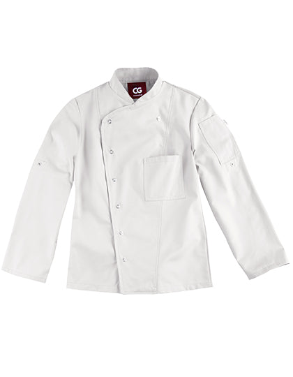 CG Workwear Ladies' Chef Jacket Turin Classic - Organic Cotton
