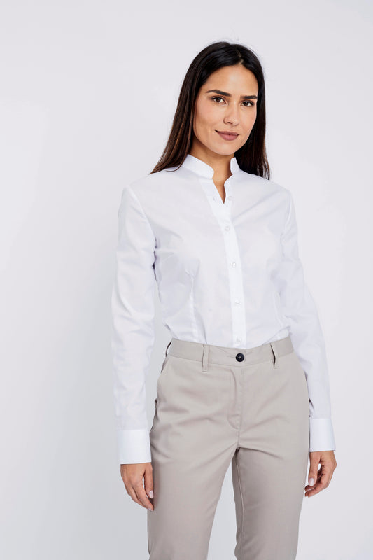 CG Workwear Damenbluse Corvara Slim Fit mit Bio-Baumwolle