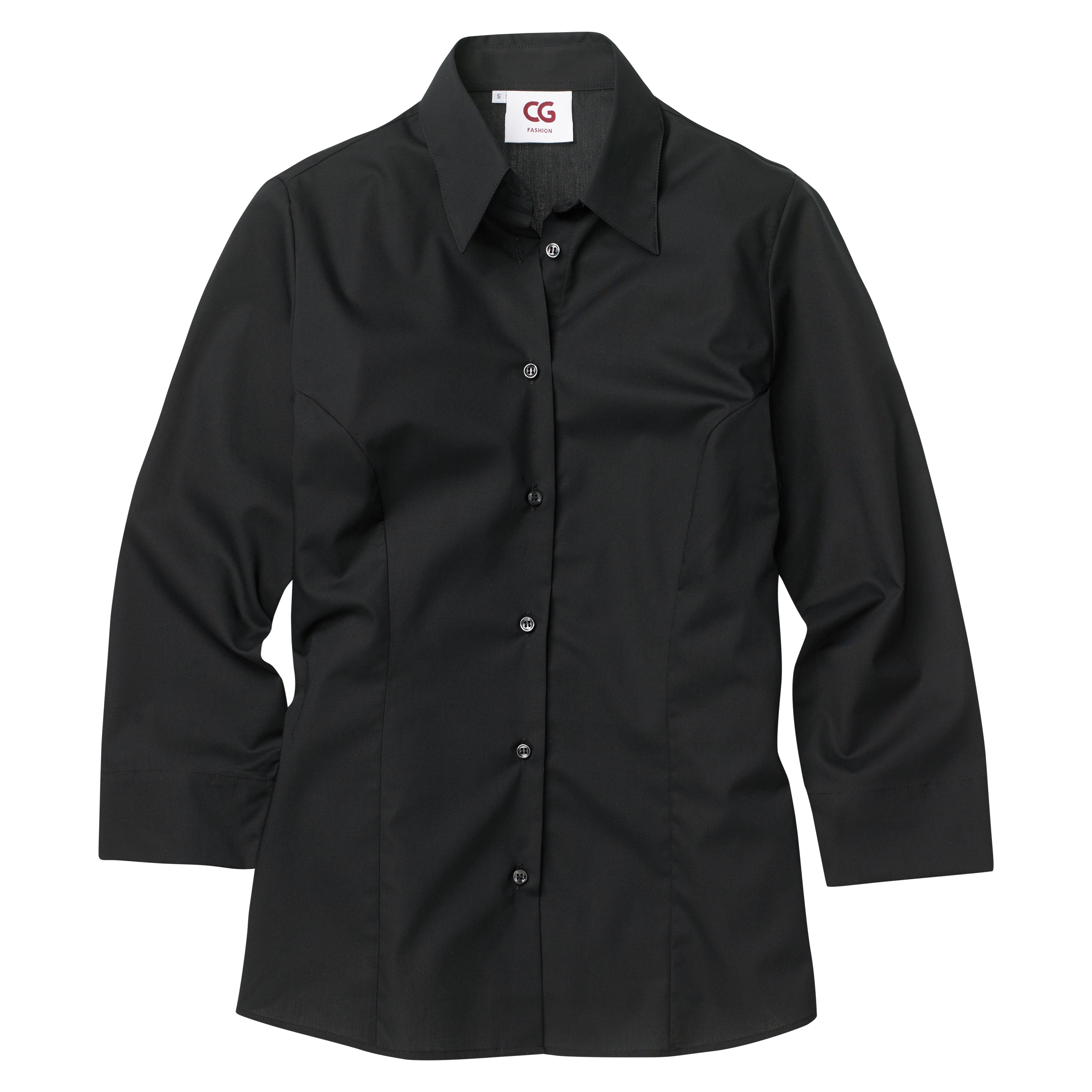 CG Workwear Damenbluse Troina aus Bio-Baumwoll-Stretch