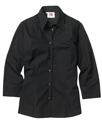 CG Workwear Damenbluse Troina aus Bio-Baumwoll-Stretch