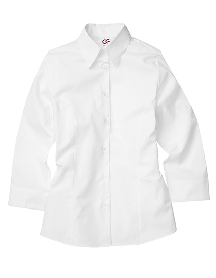 CG Workwear Damenbluse Troina aus Bio-Baumwoll-Stretch