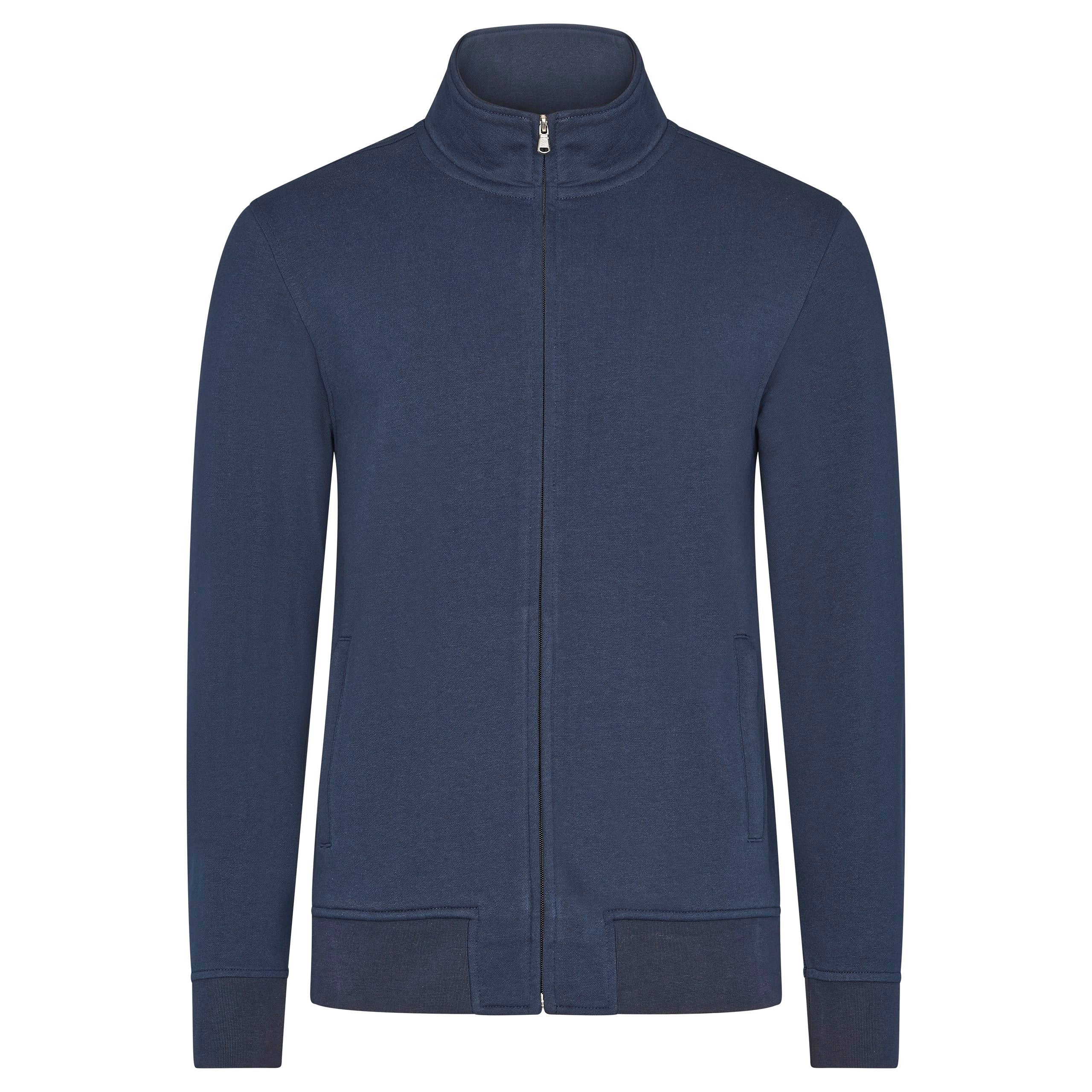 HRM Herren Premium Full-Zip Sweatjacke - Bio-Baumwolle