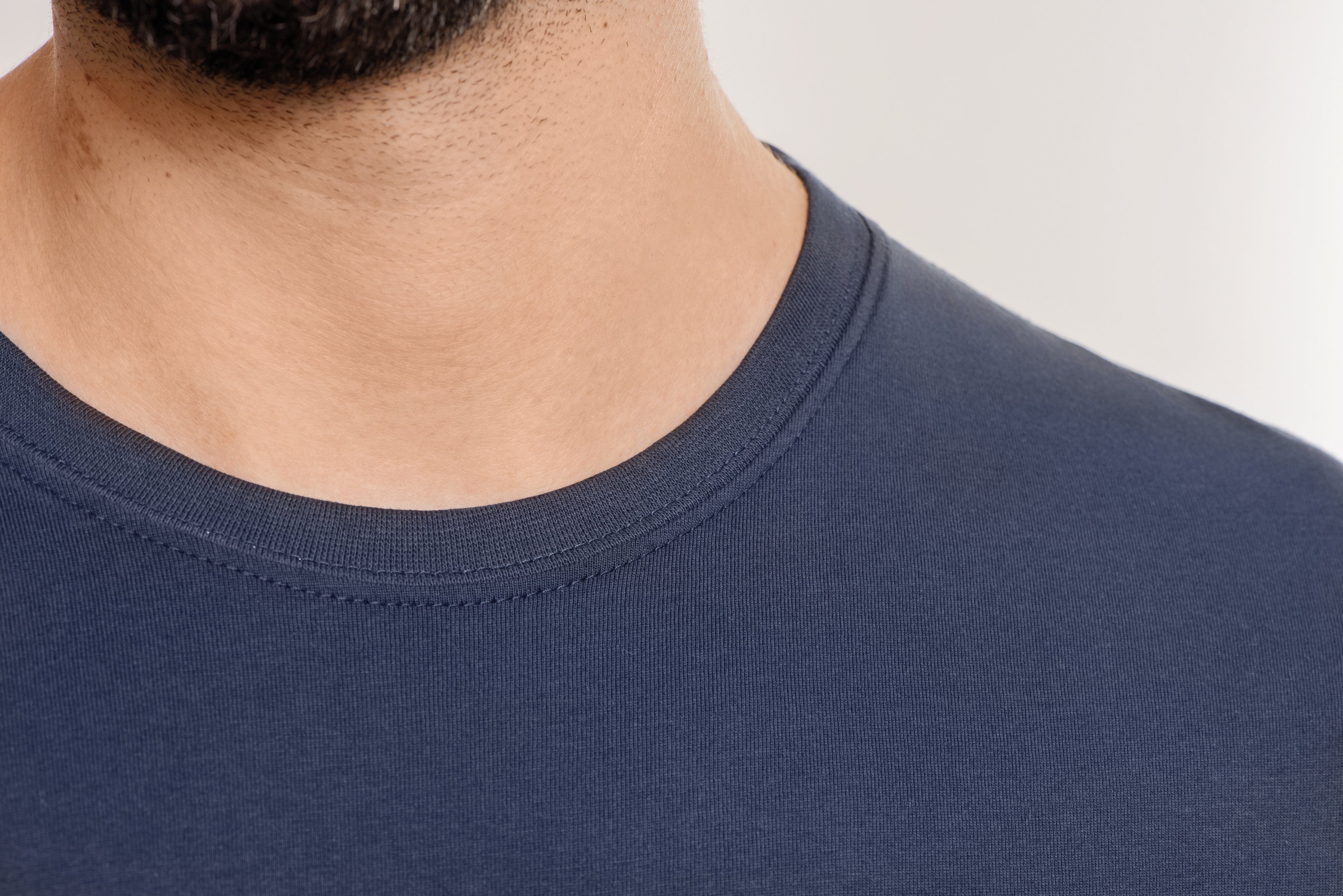 HRM Herren Luxus Rundhals-T-Shirt aus Bio-Baumwolle