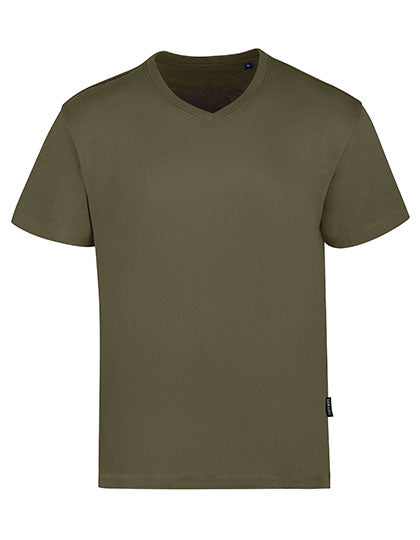 HRM Herren Luxus V-Ausschnitt T-Shirt | Organic Cotton