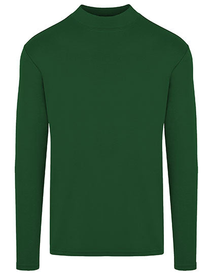 HRM Herren Premium Highneck Longsleeve T-Shirt – Bio-Baumwolle