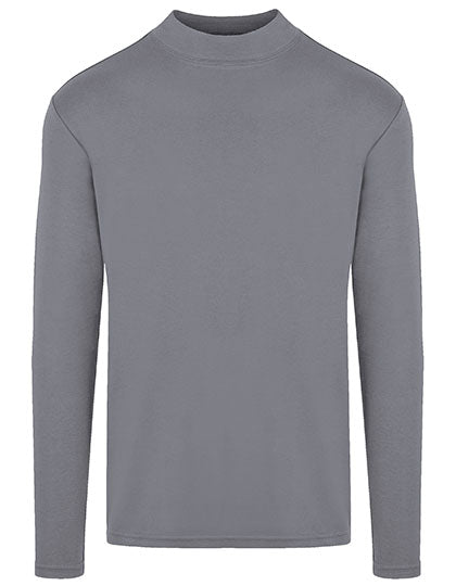 HRM Herren Premium Highneck Longsleeve T-Shirt – Bio-Baumwolle