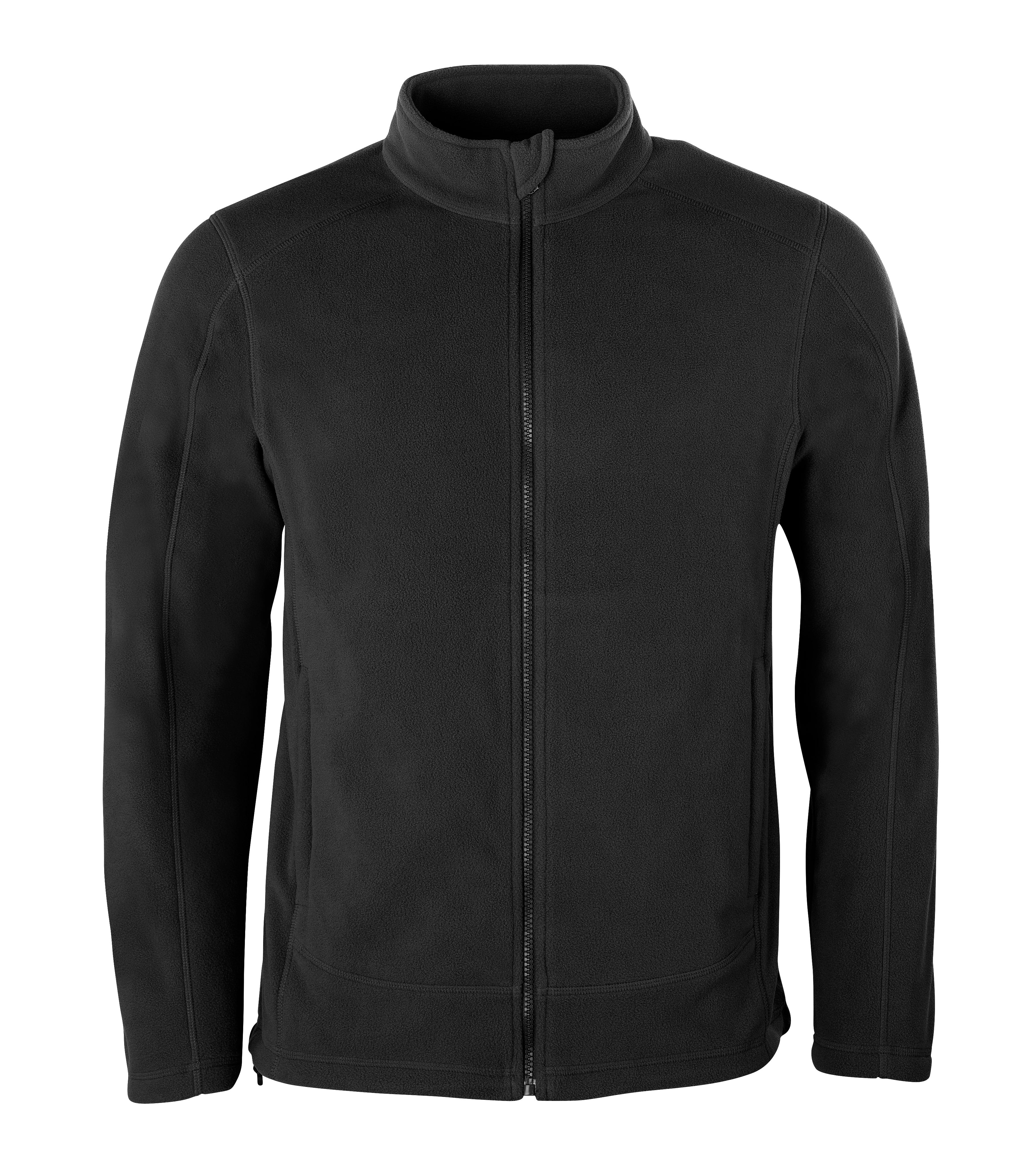 HRM Herren Full-Zip Fleece Jacke – Atmungsaktives Microfleece