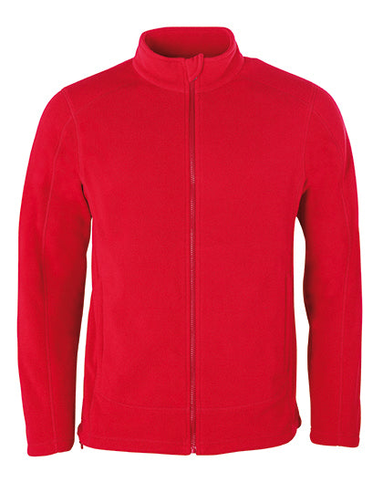 HRM Herren Full-Zip Fleece Jacke – Atmungsaktives Microfleece