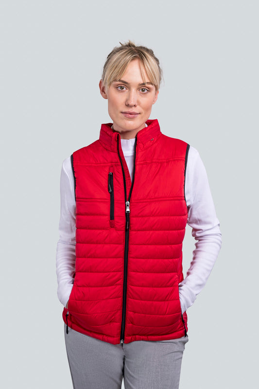 HRM Damen Performance Bodywarmer mit Kapuze – Organic Cotton