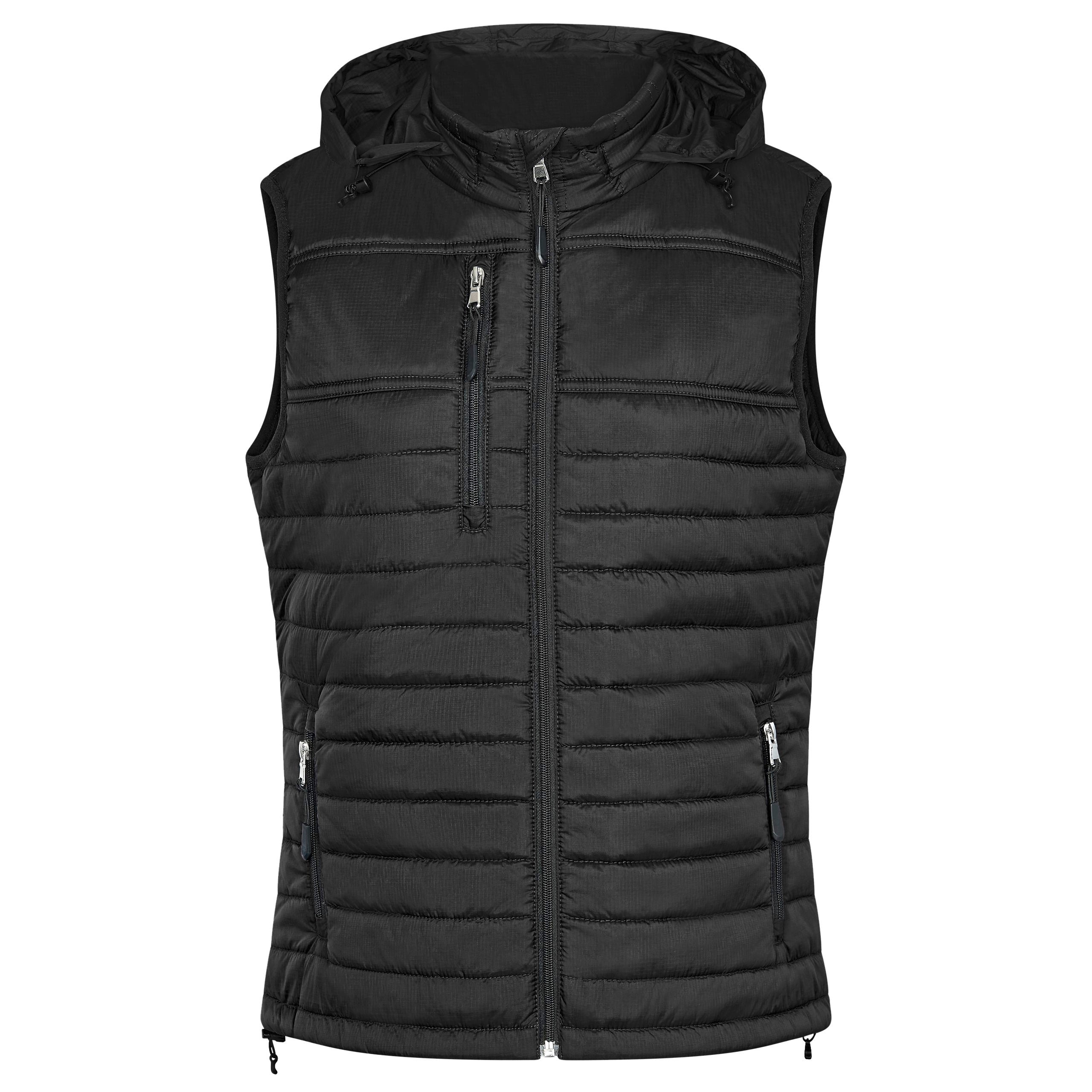 HRM Damen Performance Bodywarmer mit Kapuze – Organic Cotton
