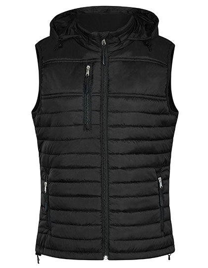 HRM Damen Performance Bodywarmer mit Kapuze – Organic Cotton