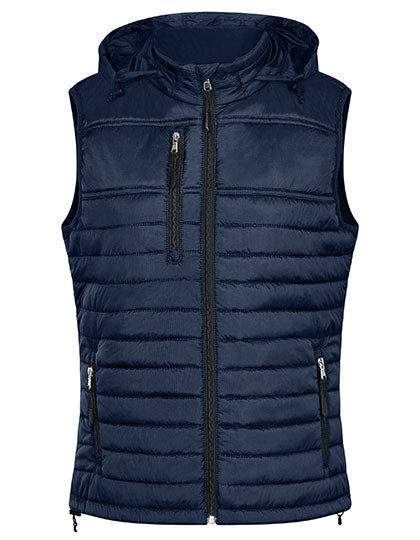 HRM Damen Performance Bodywarmer mit Kapuze – Organic Cotton