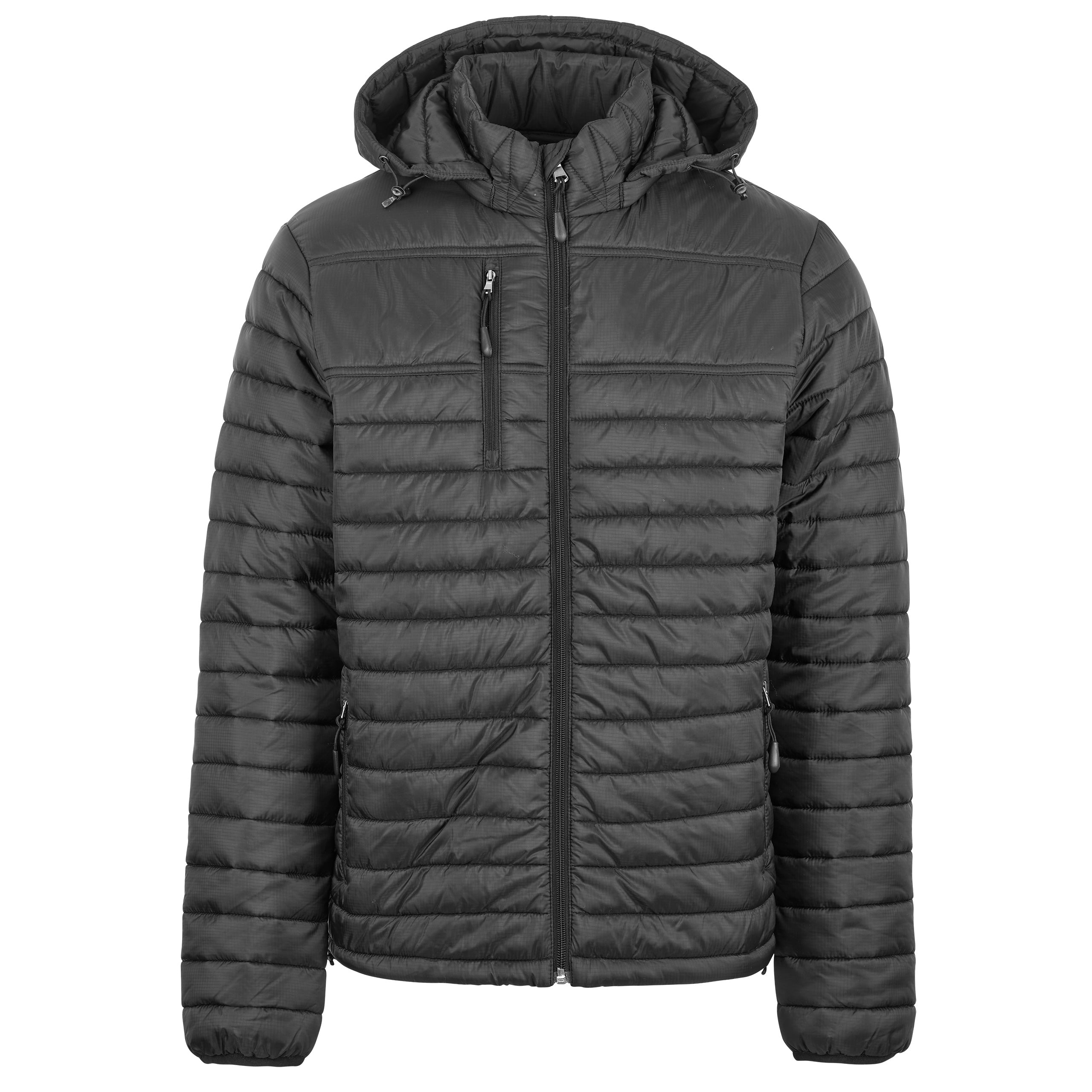HRM Herren Premium Steppjacke - Wasserabweisend, Abnehmbarer Kapuze