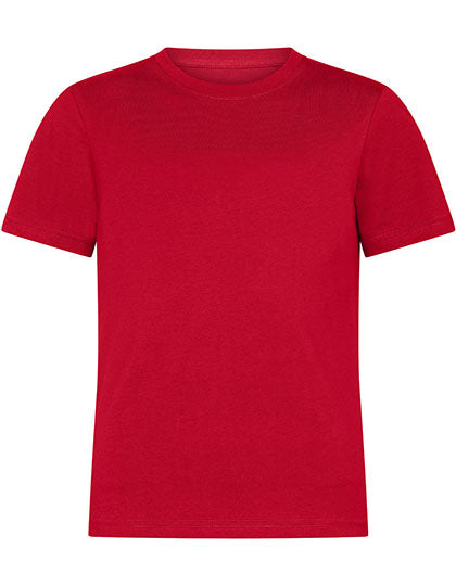 =>HRM Kinder Bio-Baumwolle Luxus Rundhals T-Shirt