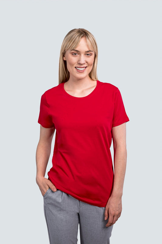 HRM Damen Luxury Rundhals-T-Shirt