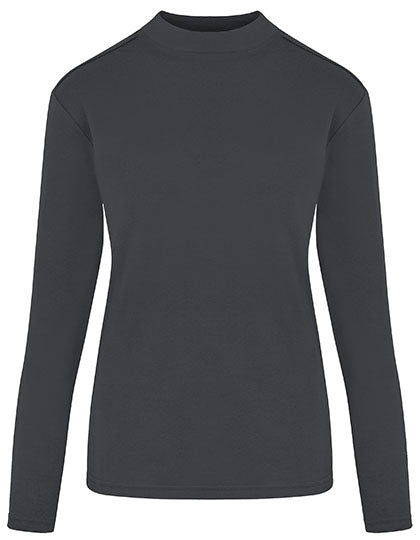 HRM Damen Premium Highneck Langarm-T-Shirt
