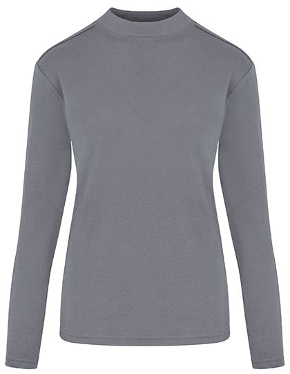 HRM Damen Premium Highneck Langarm-T-Shirt