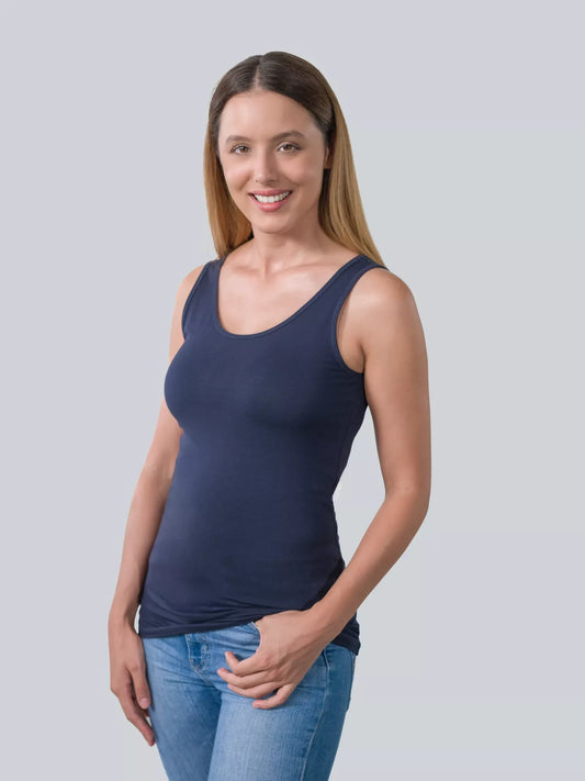 HRM Damen Premium Organic Cotton Spaghetti Top