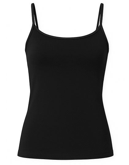 HRM Damen Premium Organic Cotton Spaghetti Top