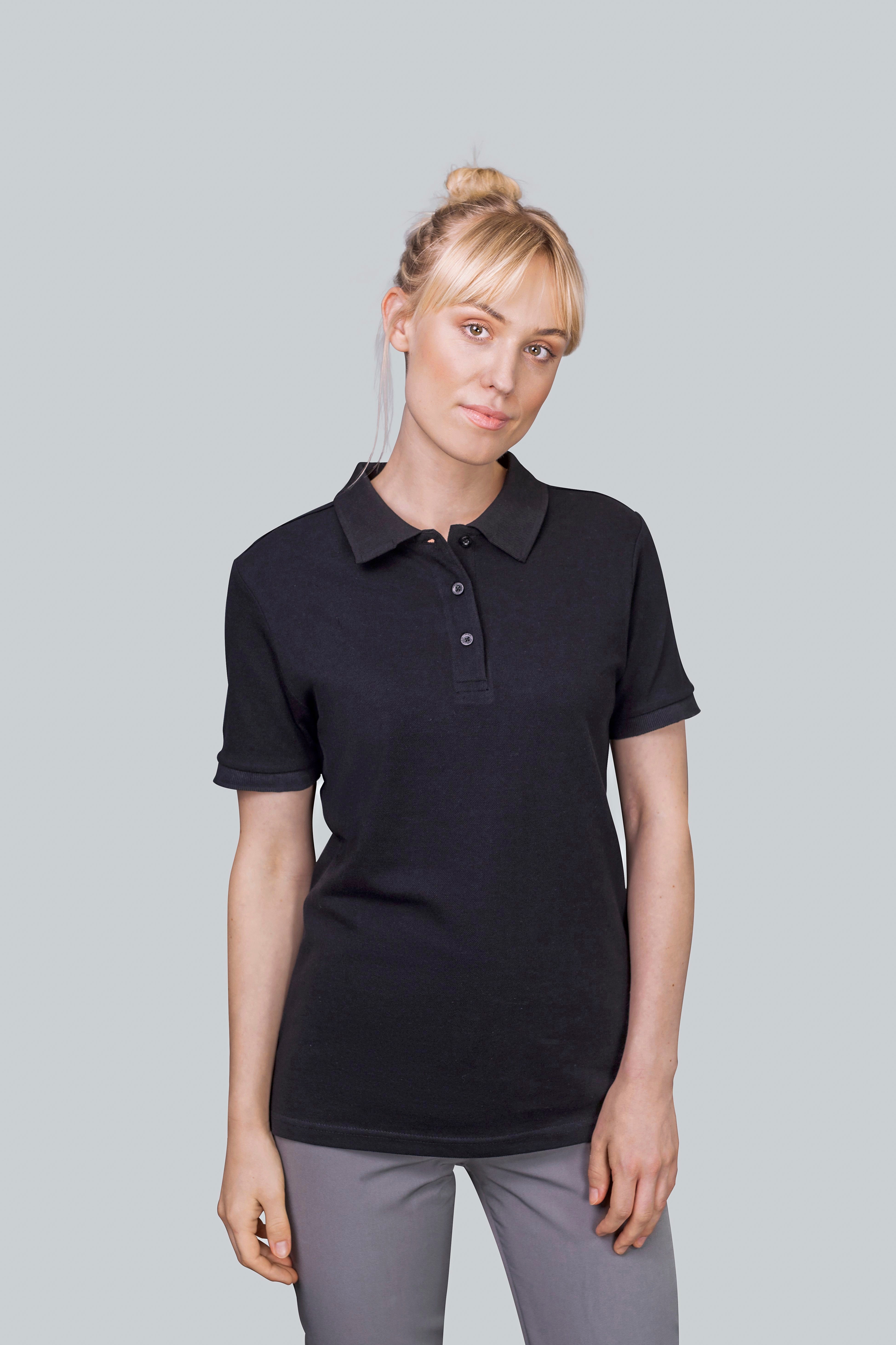 HRM Damen Luxury Organic Cotton Polo Shirt