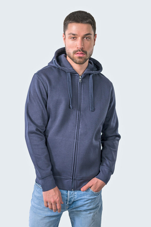 HRM Herren Premium Kapuzenjacke - Organic Cotton Blend