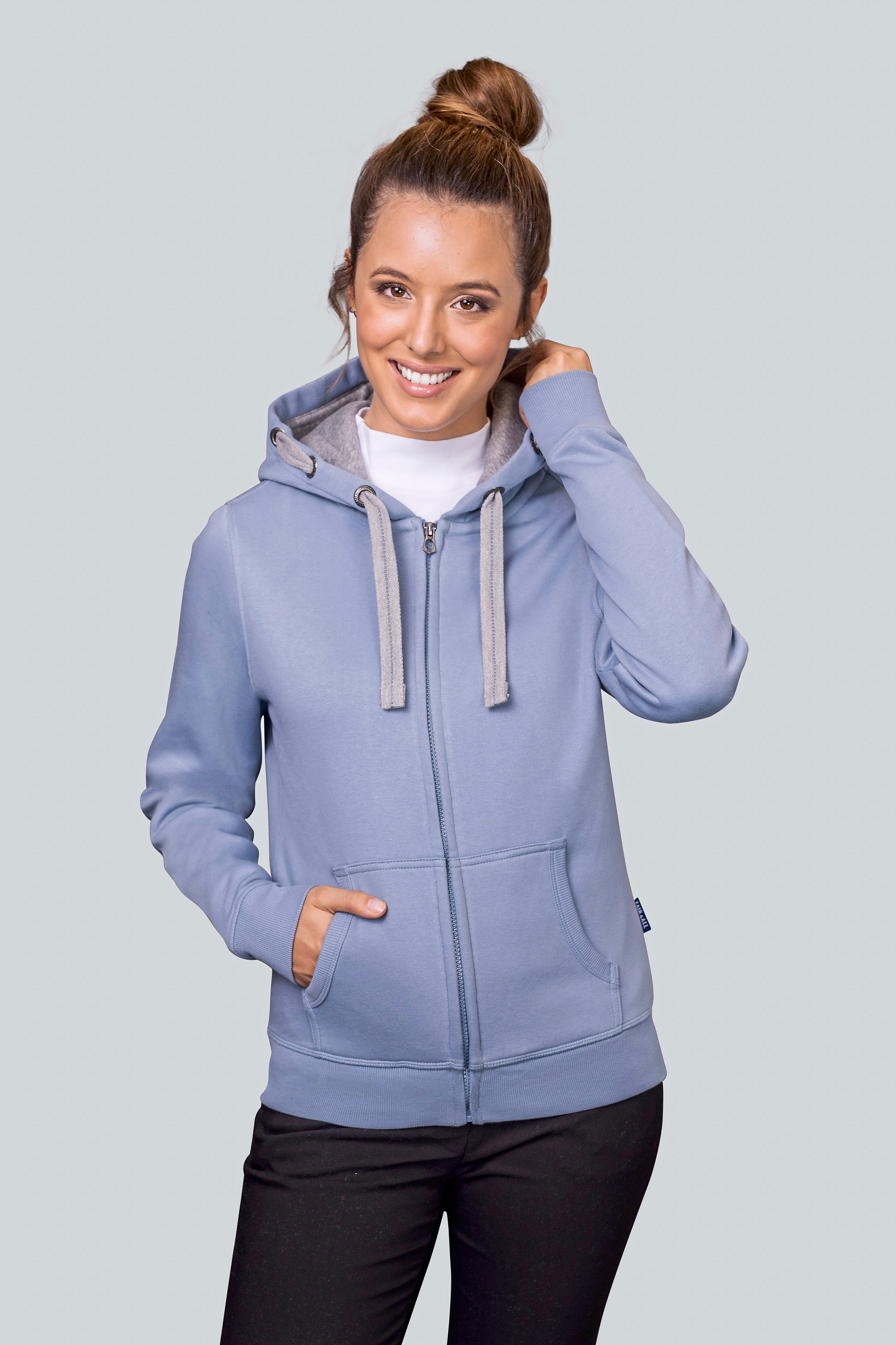 HRM Damen Kapuzenjacke - Bio-Baumwollmischung