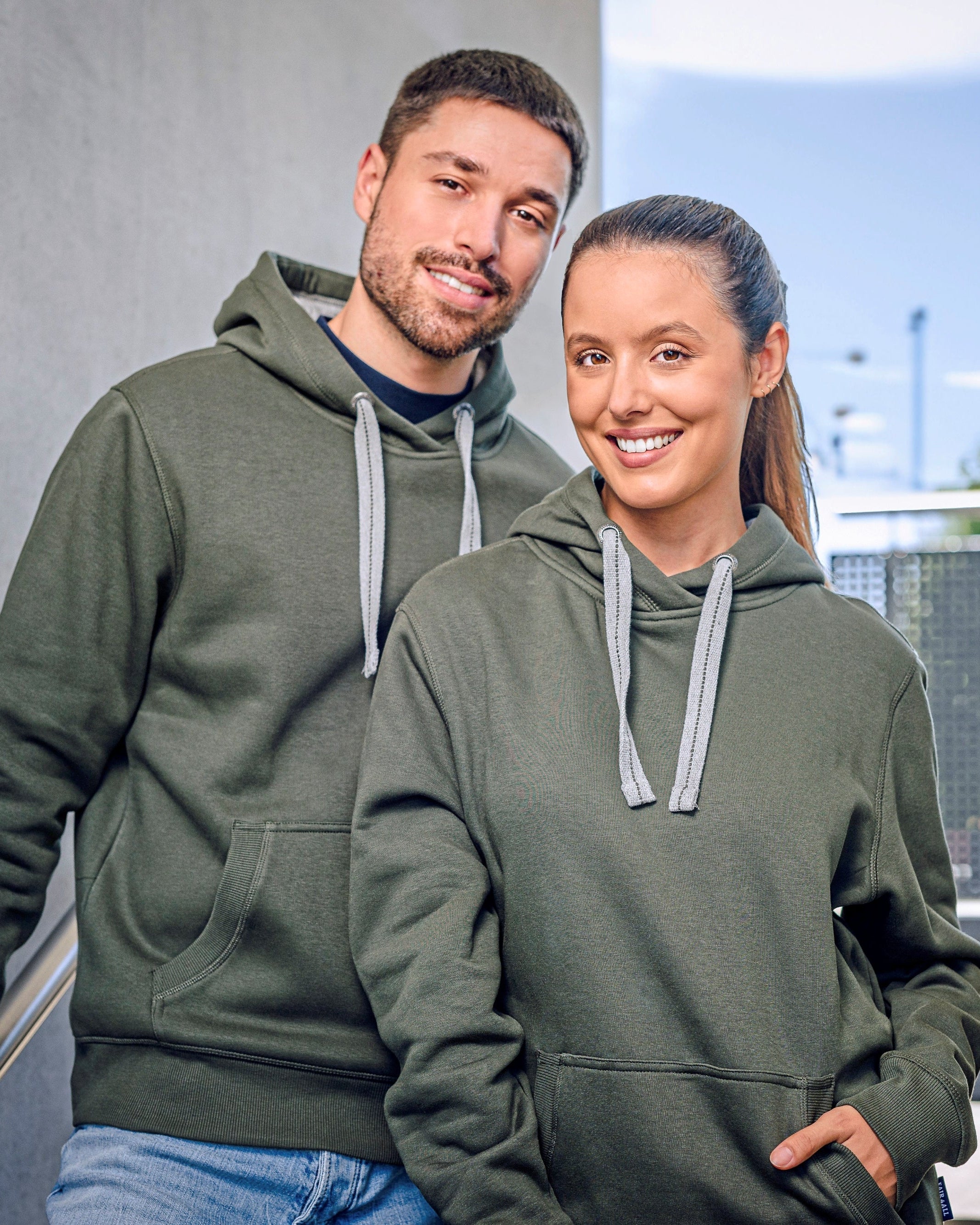 HRM Unisex Bio-Baumwoll Sweat Hoody
