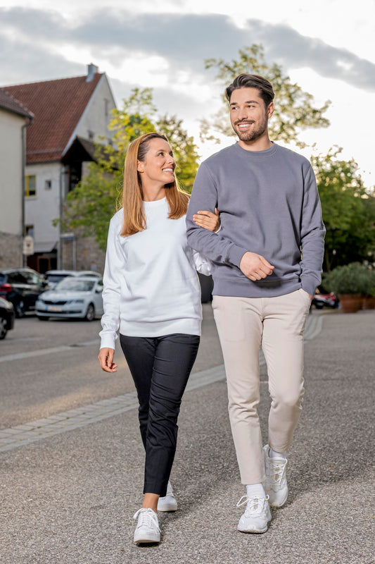 HRM Unisex Sweatshirt – Bio-Baumwollmischung, Regular Fit