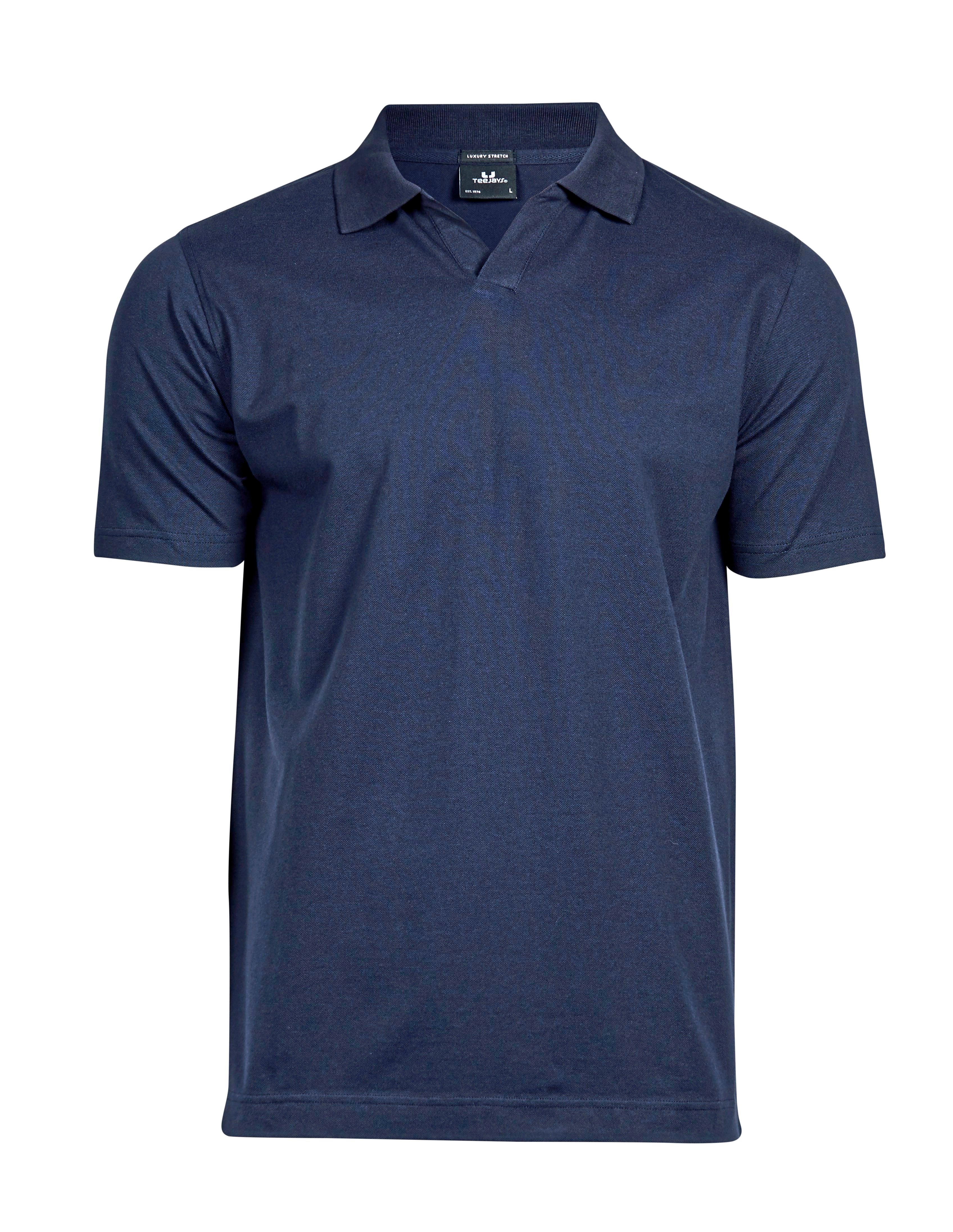 TEE JAYS Luxus Stretch V-Ausschnitt Polo