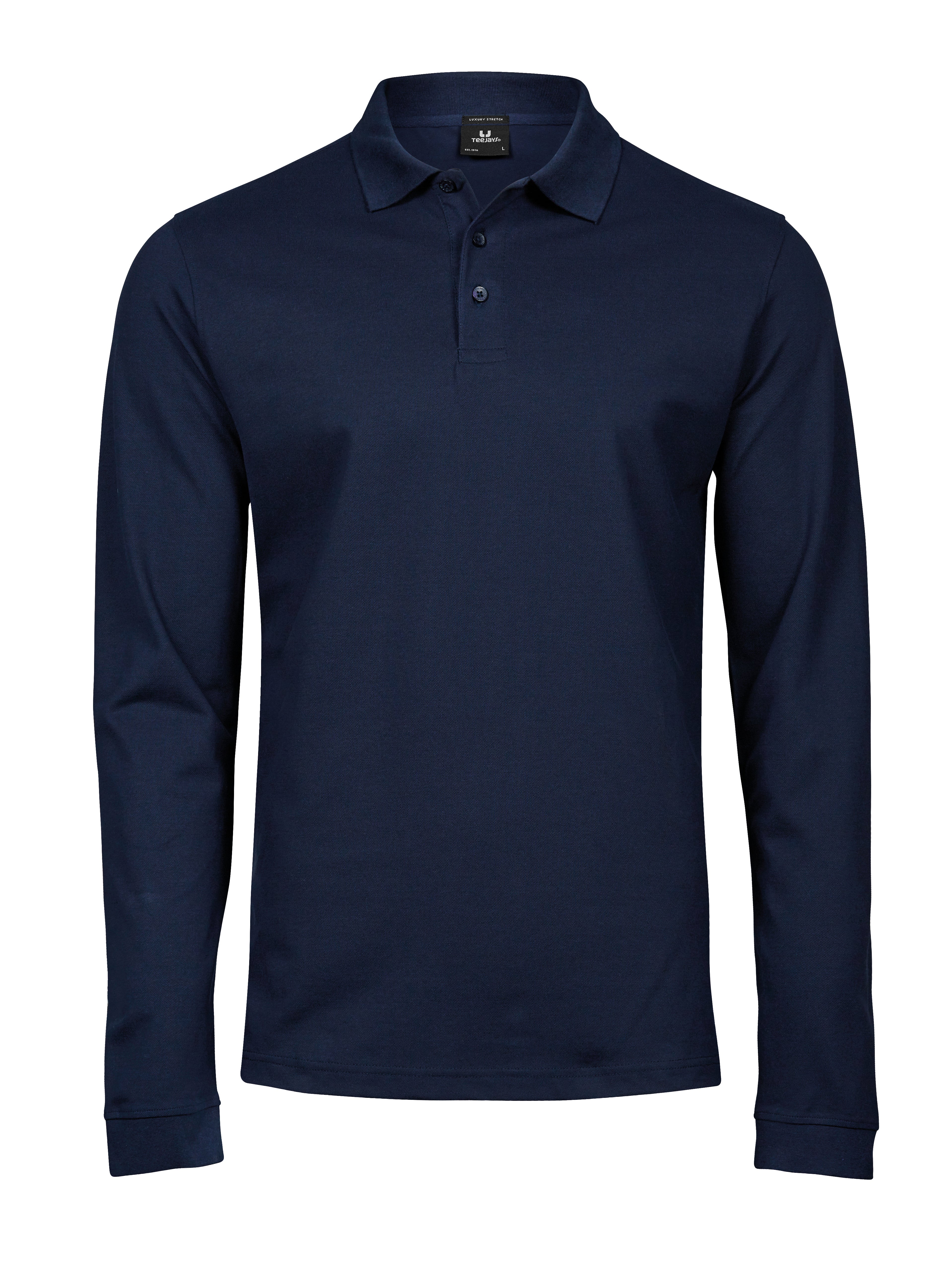 TEE JAYS Herren Luxury Stretch Langarm Polo