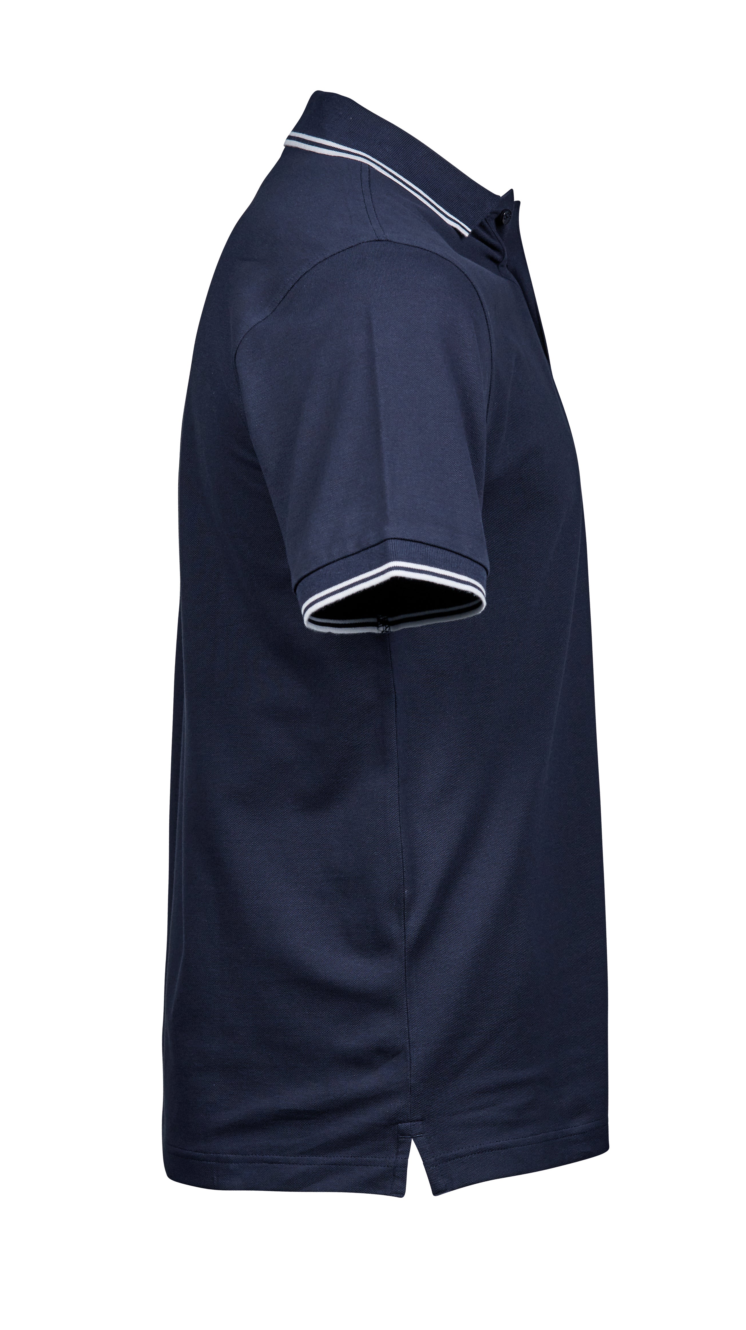 TEE JAYS Herren Luxus Streifen Stretch Polo