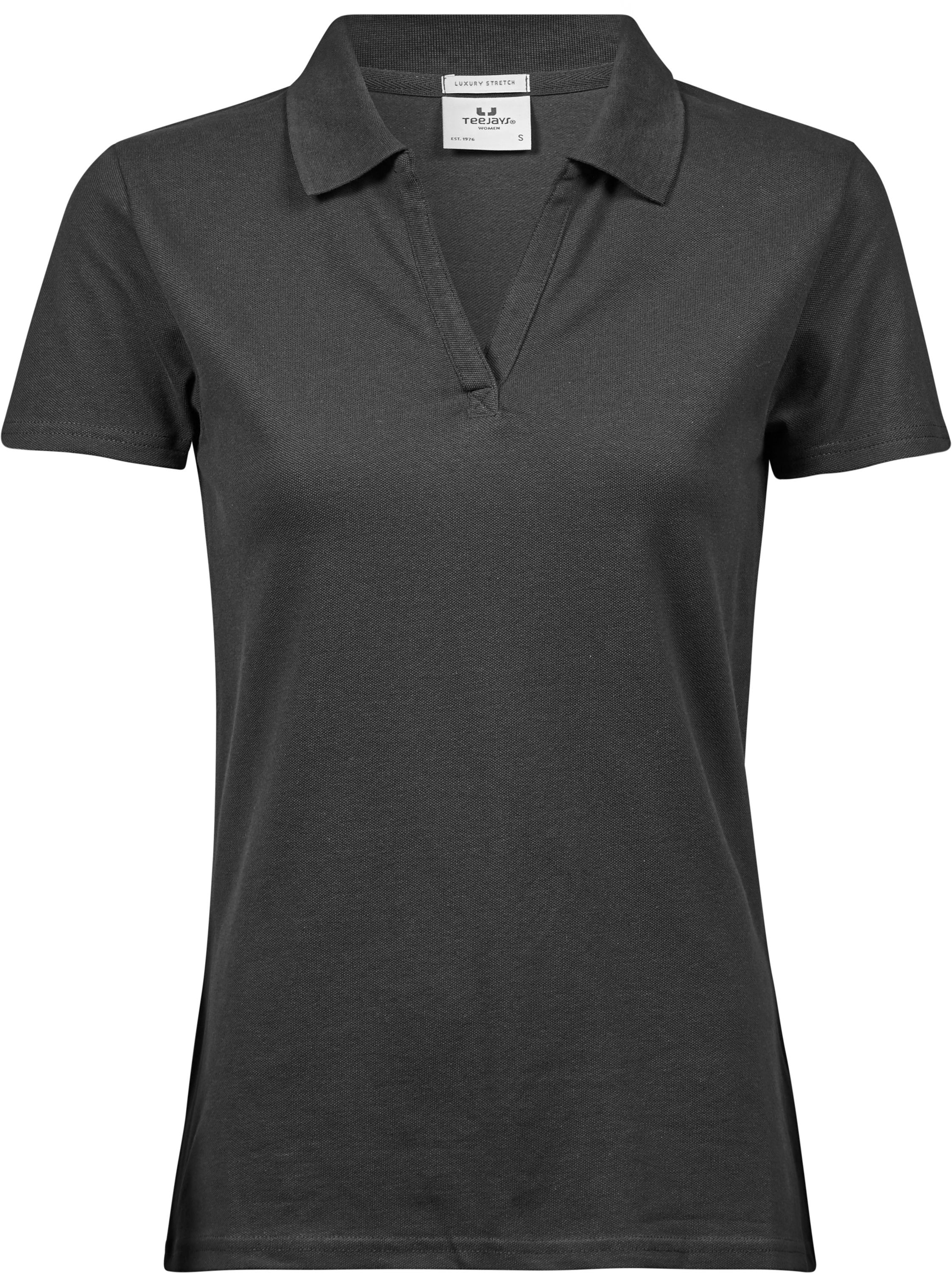 TEE JAYS Damen Luxury Stretch V-Ausschnitt Polo