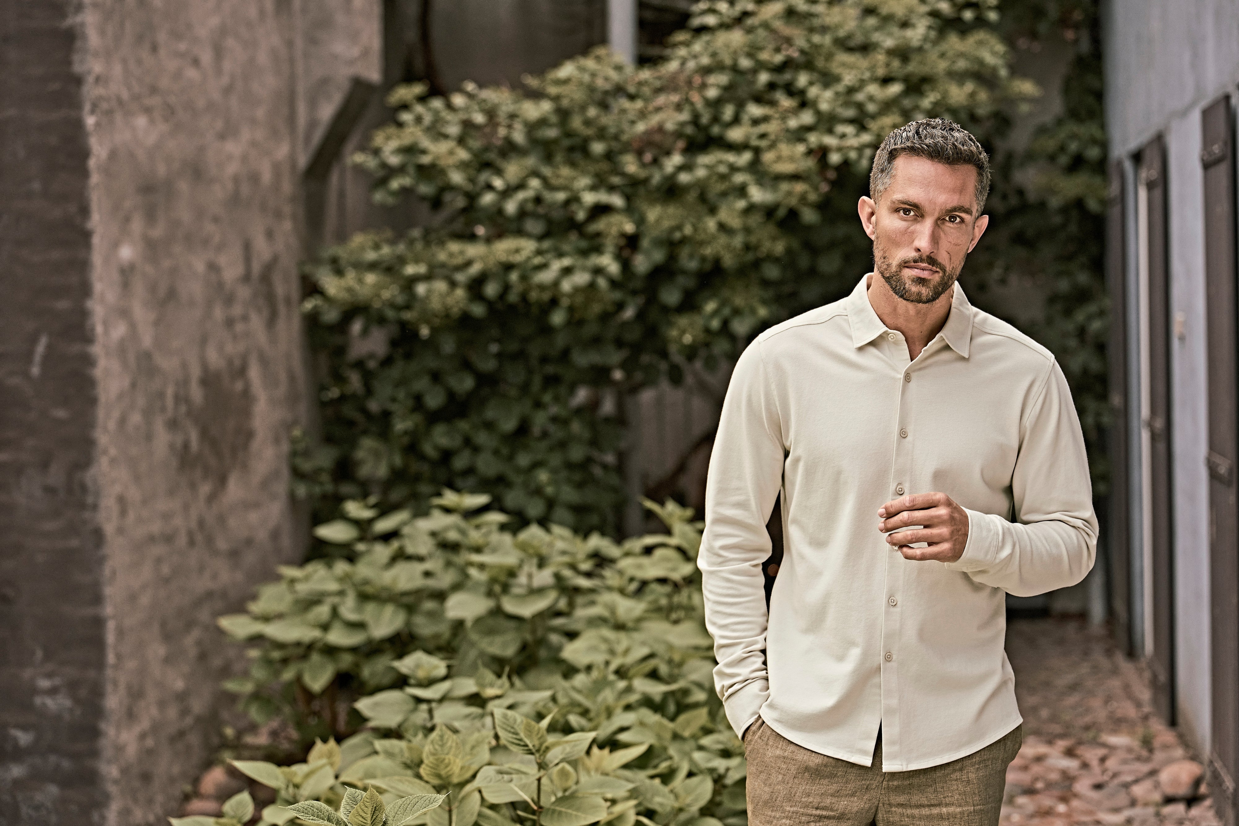 TEE JAYS Luxuriöses Stretch-Shirt