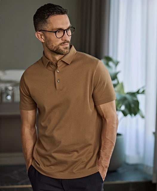 TEE JAYS Herren Pima Baumwoll Polo Shirt