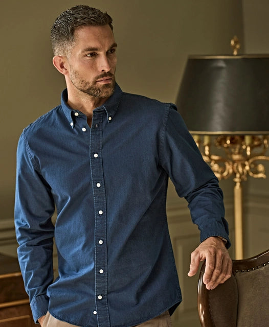 TEE JAYS Herren Casual Twill Shirt