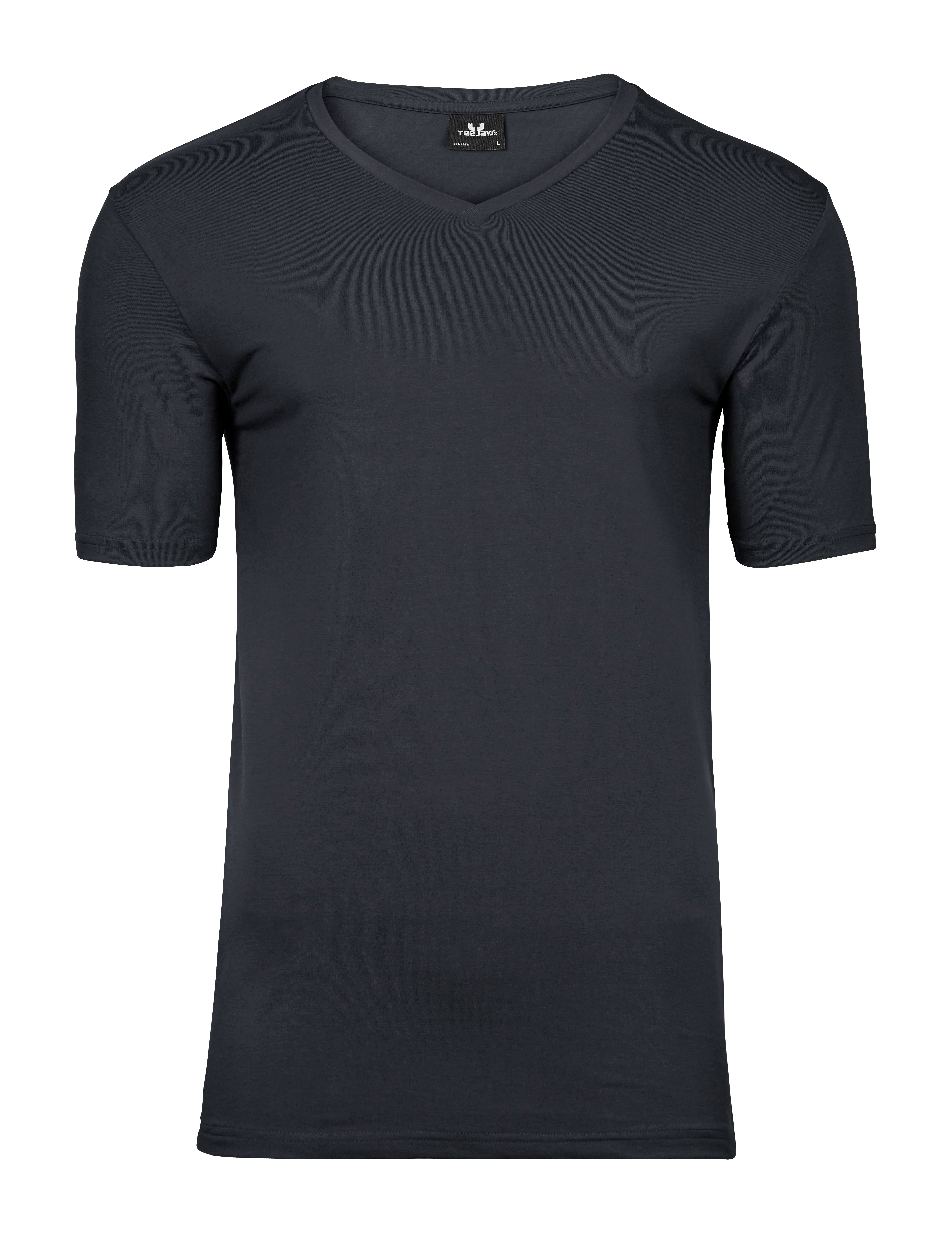 TEE JAYS Stretch V-Ausschnitt T-Shirt