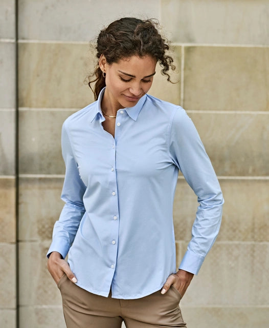 TEE JAYS Damen Organic Cotton Active Stretch Shirt
