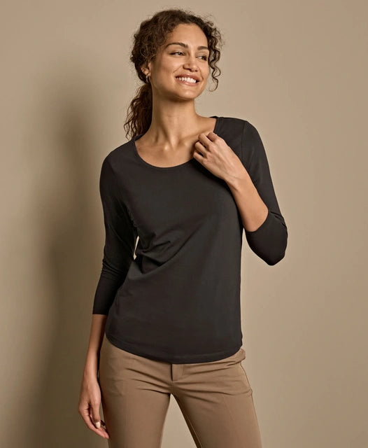TEE JAYS Damen Stretch 3/4-Ärmel T-Shirt