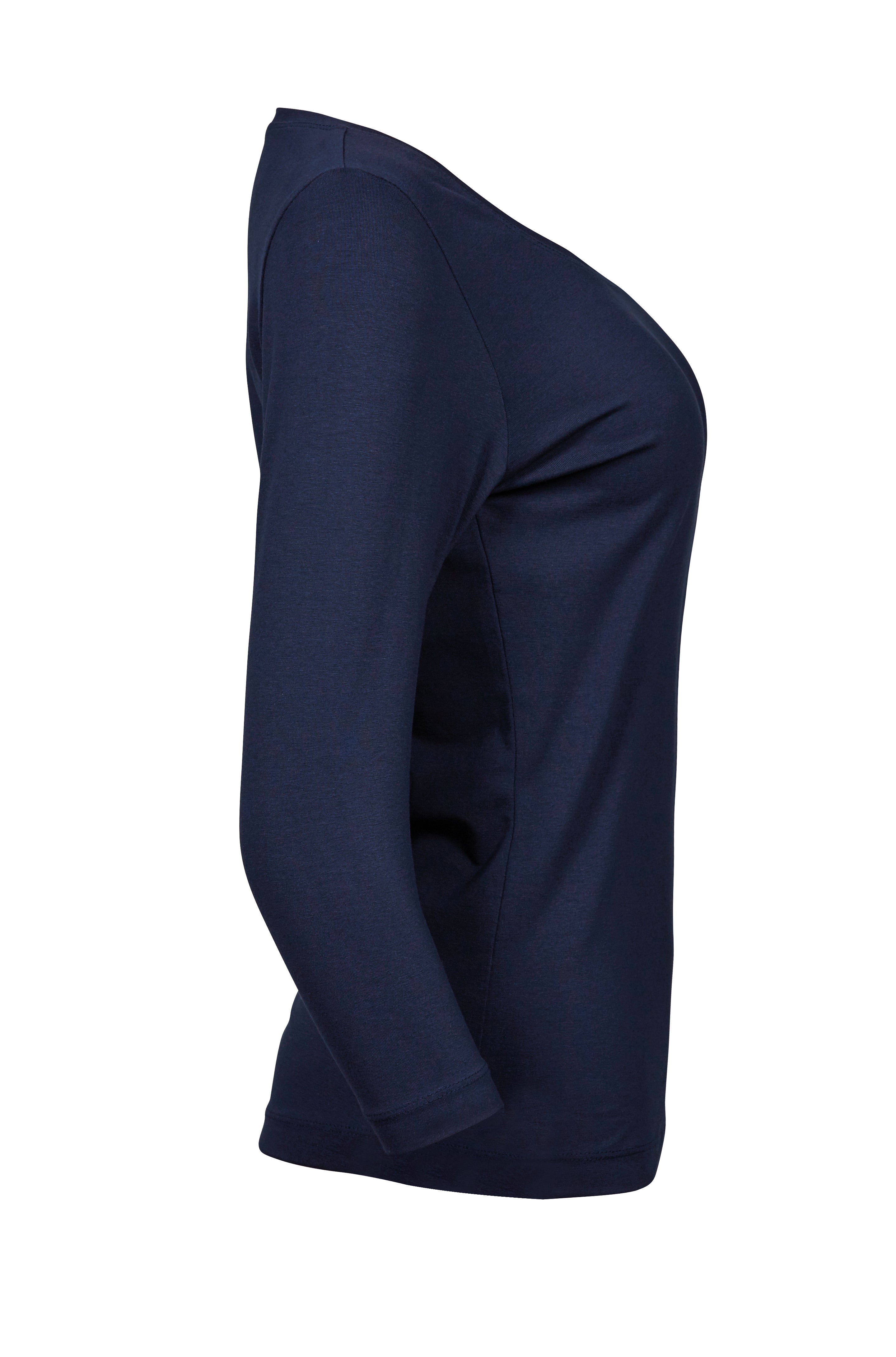 TEE JAYS Damen Stretch 3/4-Ärmel T-Shirt