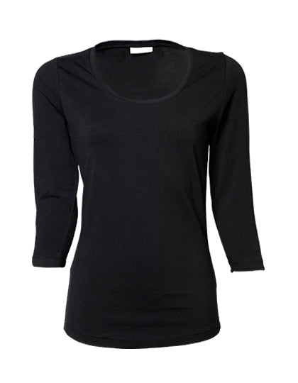 TEE JAYS Damen Stretch 3/4-Ärmel T-Shirt
