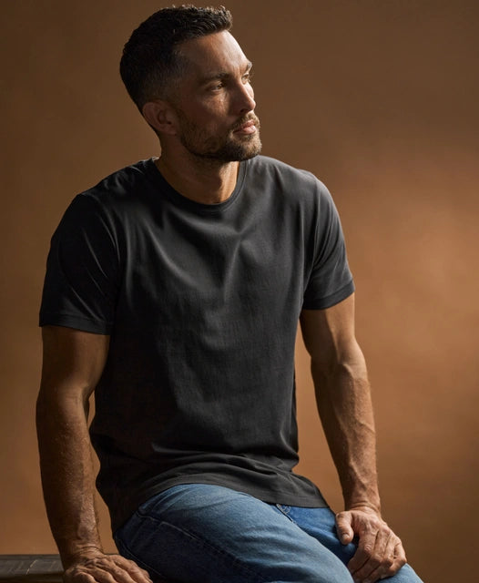 TEE JAYS Herren Luxus Organic Cotton Slim Fit T-Shirt